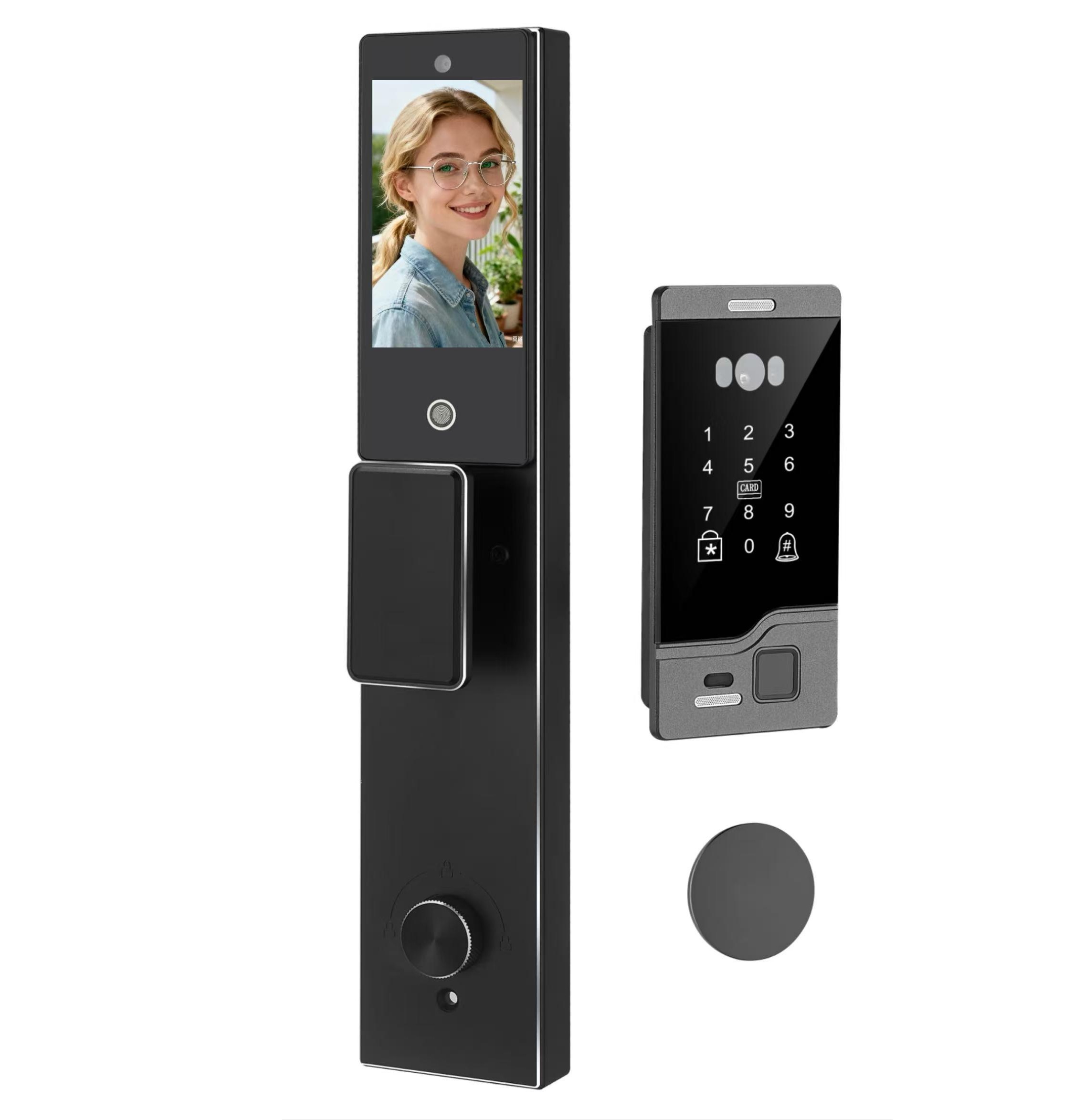 3D face recognition video intercom smart lock - 图片 4